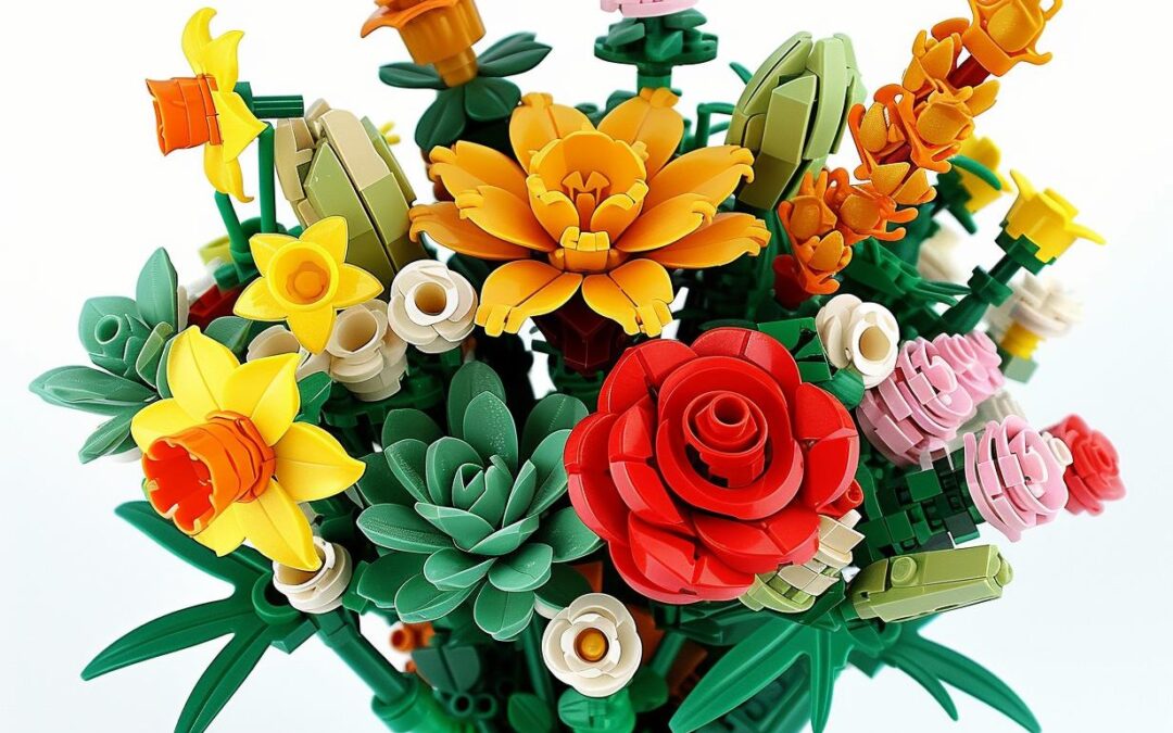 Klocki Lego kwiaty: Twórz wspaniałe bukiety i odkrywaj botaniczną kolekcję Lego